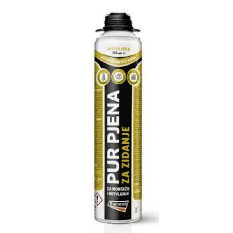 TEXO PU PJENA ZA ZIDANJE PIŠTOLJSKA 750 ML